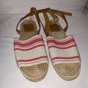 Tory Burch Leather Espadrilles